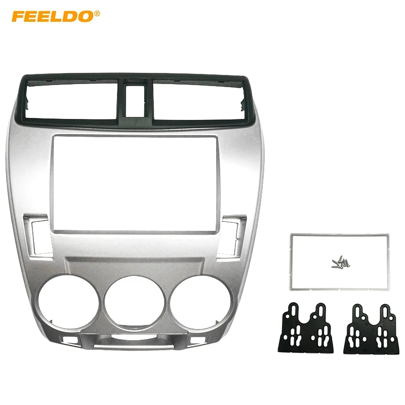 FEELDO Car 2DIN Audio Fascia Frame Adapter For Honda City (Manual AC) Stereo DVD Dash Mount Installation Face Frame Kit #AM3936
FEELDO Car 2DIN Audio Fascia Frame Adapter For Honda City (Manual AC) Stereo DVD Dash Mount Installation Face Frame Kit #AM3936