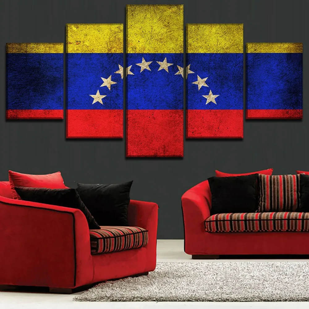 5 Panel Flag Of Venezuela Modular HD Canvas Posters Wall Art Pictures Paintings Accessories Home Decor Living Room Decoration
5 Panel Flag Of Venezuela Modular HD Canvas Posters Wall Art Pictures Paintings Accessories Home Decor Living Room Decoration