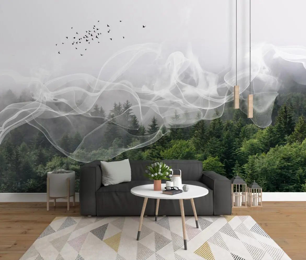 Custom Nordic modern art fresh forest wallpaper abstract cloud ribbon background 3D mural wall papers home decor Wall stickers
Custom Nordic modern art fresh forest wallpaper abstract cloud ribbon background 3D mural wall papers home decor Wall stickers