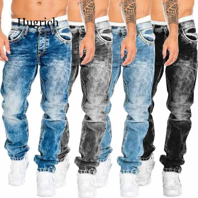 Jeans Men's Distressed Stretch Ripped Biker Jeans Men Hip Hop Slim Fit Punk Denim Jeans Cotton Pants Zipper Jeans
Jeans Men's Distressed Stretch Ripped Biker Jeans Men Hip Hop Slim Fit Punk Denim Jeans Cotton Pants Zipper Jeans