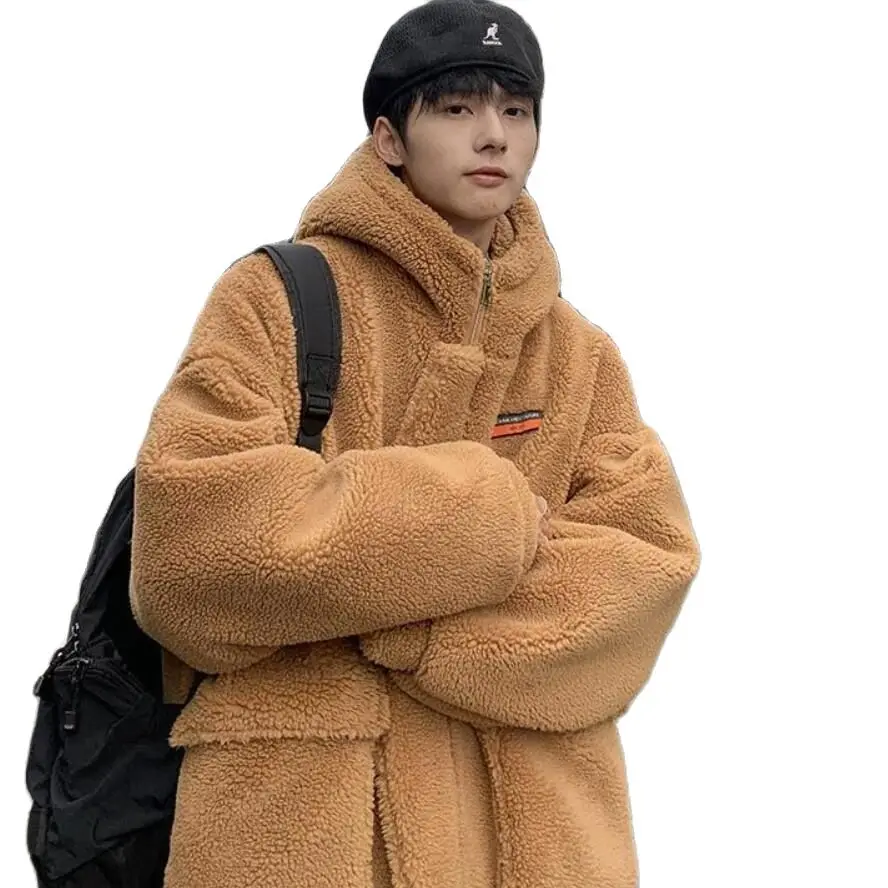 Men's Winter Jackets Lamb Wool Coats Korean Style Oversize Hooded Parka Fashion Fur Coat Men's Clothing
Men's Winter Jackets Lamb Wool Coats Korean Style Oversize Hooded Parka Fashion Fur Coat Men's Clothing