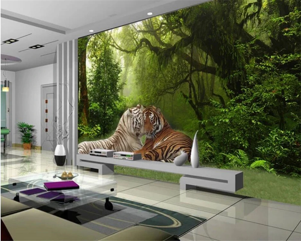 Custom Mural Forest Tiger Jungle mural children plush animal tiger collection decorative painting stickers 3d wallpaper
Custom Mural Forest Tiger Jungle mural children plush animal tiger collection decorative painting stickers 3d wallpaper