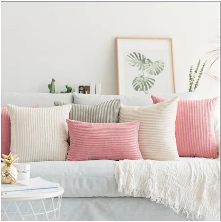 60 X 40 cm rectangle Corduroy Solid color soft pillow Cushion Cover 45 cm Modern Fashion Home Decoration
60 X 40 cm rectangle Corduroy Solid color soft pillow Cushion Cover 45 cm Modern Fashion Home Decoration