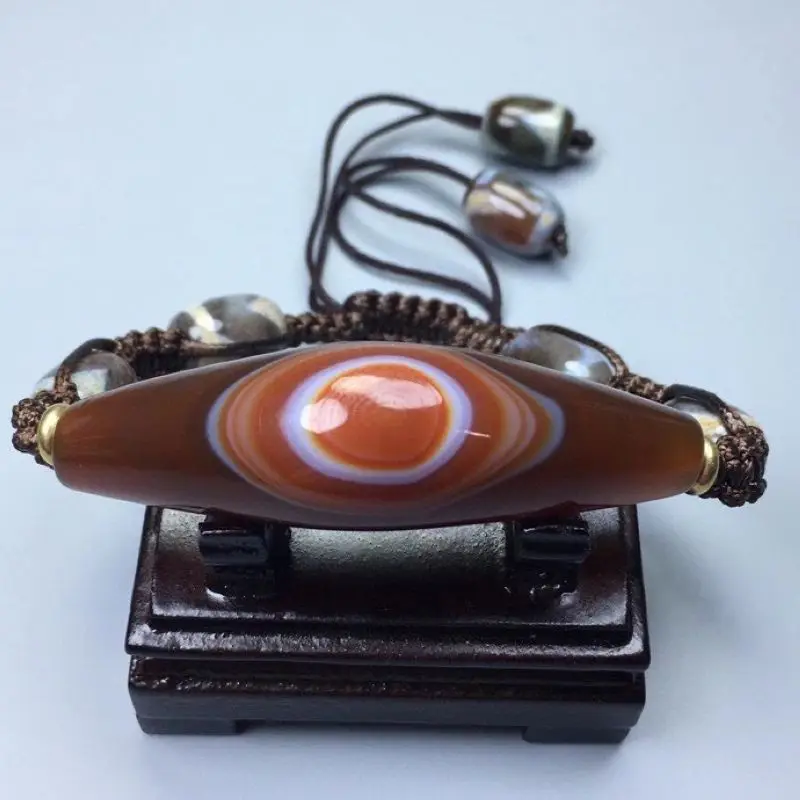 Admirable Tibet Dzi Bead Bangle Nature Eyes Vein Bracelet Amulet wealth Bead Parts Talisman Blessing
Admirable Tibet Dzi Bead Bangle Nature Eyes Vein Bracelet Amulet wealth Bead Parts Talisman Blessing