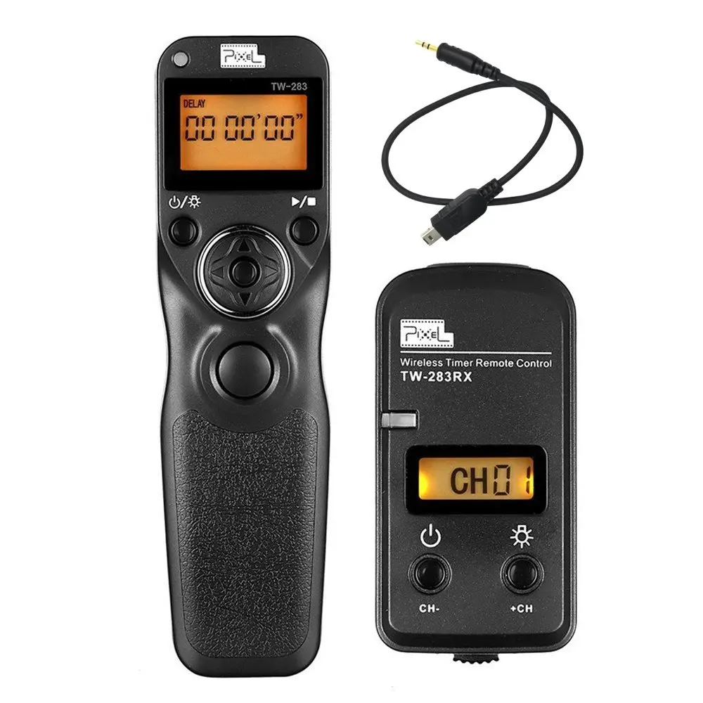 PIXEL TW-283 DC2 Wireless Timer Shutter Remote Control For Nikon Df D7300 D7200 D7100 D5500 D5300 D5200 D5100 D5600 D750 D610
PIXEL TW-283 DC2 Wireless Timer Shutter Remote Control For Nikon Df D7300 D7200 D7100 D5500 D5300 D5200 D5100 D5600 D750 D610
