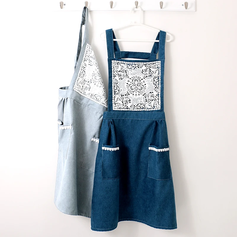 Princess Style Creative Sling Apron Family Cooking Work Milk Tea Shop Flower Shop Simple Thick Apron Antifouling
Princess Style Creative Sling Apron Family Cooking Work Milk Tea Shop Flower Shop Simple Thick Apron Antifouling