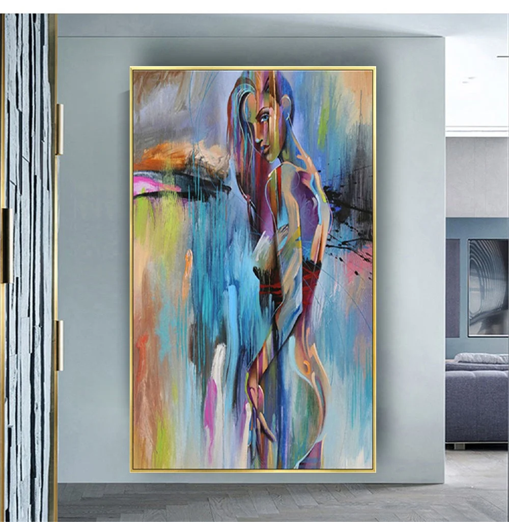 Body painting art creative color wall art Hand Painted Oil Painting Canvas Painting Wall Pictures Home Decor Hotel lobby Yoga
Body painting art creative color wall art Hand Painted Oil Painting Canvas Painting Wall Pictures Home Decor Hotel lobby Yoga