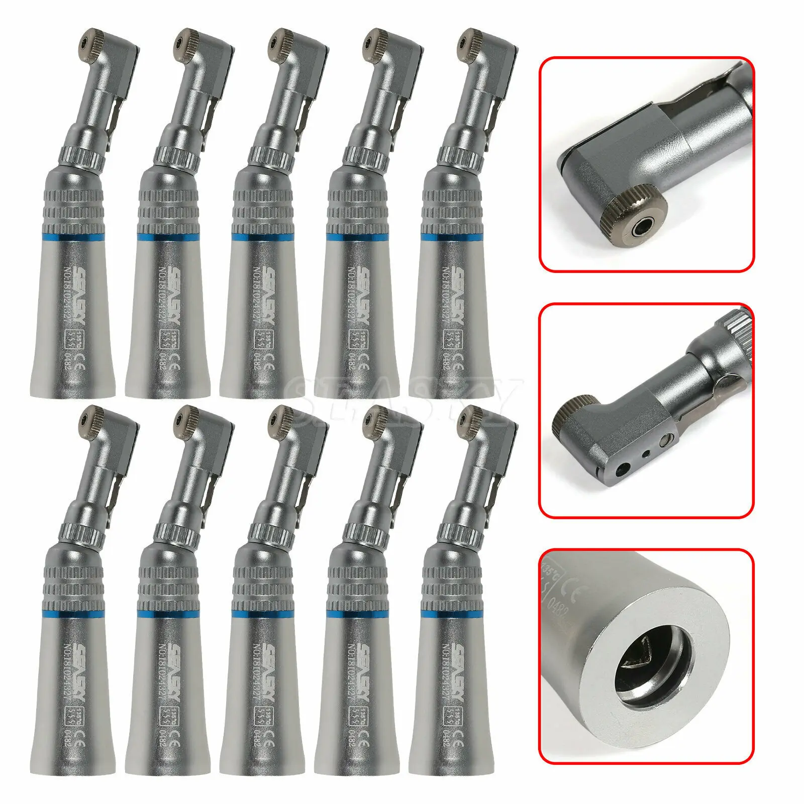 1-10PCS NSK Style Dental Low Slow Speed Handpiece 1:1 Contra Angle Latch Standard E-Type Connector
1-10PCS NSK Style Dental Low Slow Speed Handpiece 1:1 Contra Angle Latch Standard E-Type Connector