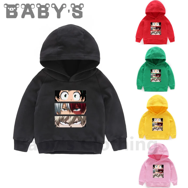 Children Hooded Hoodies Kids Anime My Hero Academia Cartoon Sweatshirts Baby Pullover Tops Girls Boys Autumn Clothes,KMT2449
Children Hooded Hoodies Kids Anime My Hero Academia Cartoon Sweatshirts Baby Pullover Tops Girls Boys Autumn Clothes,KMT2449