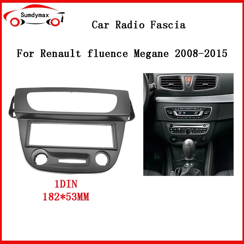 1 Din Car Radio Fascia DVD Frame for Renault Megane Fluence 2008-2015 Panel Dash Install Kit
1 Din Car Radio Fascia DVD Frame for Renault Megane Fluence 2008-2015 Panel Dash Install Kit