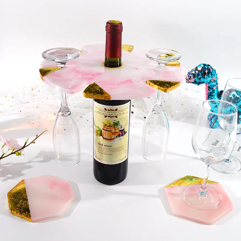 Round Wine Rack Mold Wine Glass Holder DIY Crystal UV Resin Cup Pad Mold Silicone Mold For Resin Wine Shelf Tray Mould Decorativ
Round Wine Rack Mold Wine Glass Holder DIY Crystal UV Resin Cup Pad Mold Silicone Mold For Resin Wine Shelf Tray Mould Decorativ