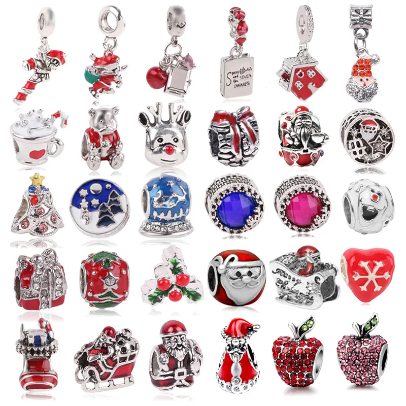 2pc Christmas Series Christmas Tree Santa Claus Charms Beads Fit Pandor Bracelet & Necklace DIY Women Jewelry Making
2pc Christmas Series Christmas Tree Santa Claus Charms Beads Fit Pandor Bracelet & Necklace DIY Women Jewelry Making