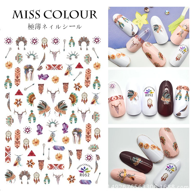 9 nail sticker retro style Bohemian Indian national style textile fabric effect wild
9 nail sticker retro style Bohemian Indian national style textile fabric effect wild