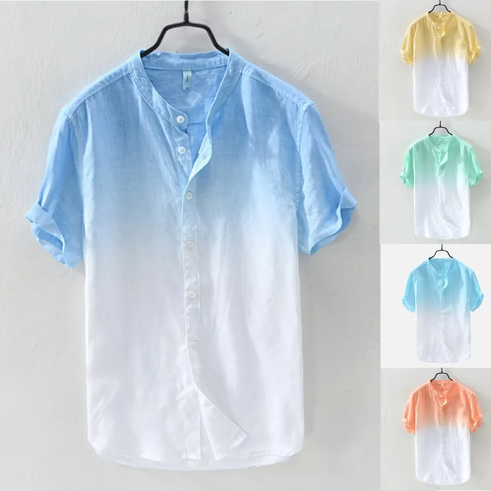 New Men's Casual Blouse Cotton Linen Shirt Loose Tops Short Sleeve Tee Shirt Spring Autumn Summer Casual Handsome Men Shirt
New Men's Casual Blouse Cotton Linen Shirt Loose Tops Short Sleeve Tee Shirt Spring Autumn Summer Casual Handsome Men Shirt