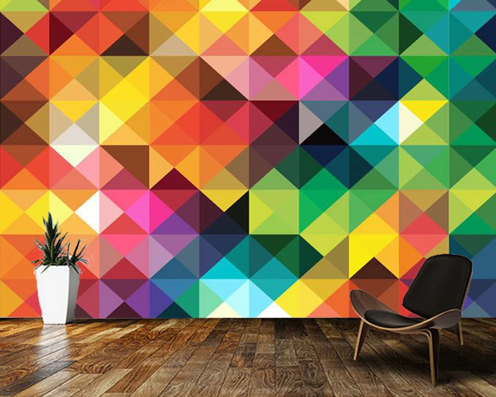 Custom 3D papel de parede geometrico, Colorful abstract murals for living room wall bedroom Background decoration wall paper
Custom 3D papel de parede geometrico, Colorful abstract murals for living room wall bedroom Background decoration wall paper
