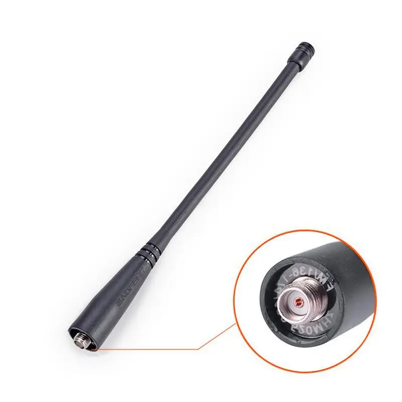 Walkie talkie for BaoFeng uv-5r antenna SMA-Female UHF/VHF 136-174/400-520 MHz for UV5R UV-82 GT-3 Baofeng accessories
Walkie talkie for BaoFeng uv-5r antenna SMA-Female UHF/VHF 136-174/400-520 MHz for UV5R UV-82 GT-3 Baofeng accessories
