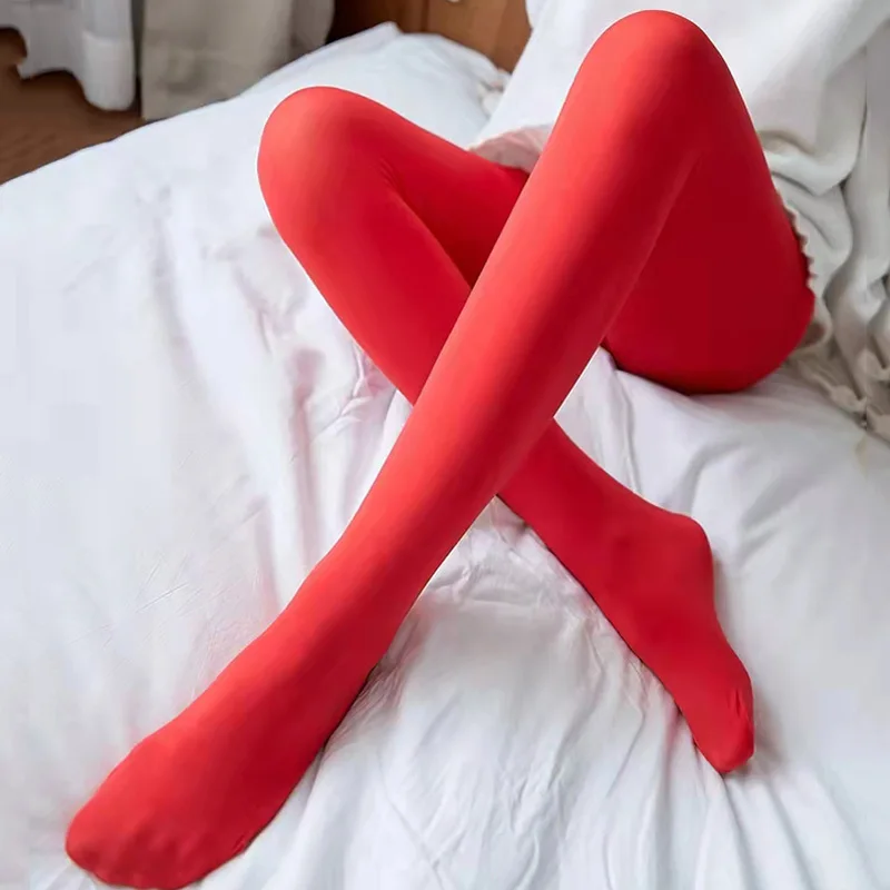 100D Red Velvet Women's Pantyhose For New Year Wedding Large Elastic Nylon Thigh High Tights Sexy Female Lingerie Silk Stockings
100D Red Velvet Women's Pantyhose For New Year Wedding Large Elastic Nylon Thigh High Tights Sexy Female Lingerie Silk Stockings