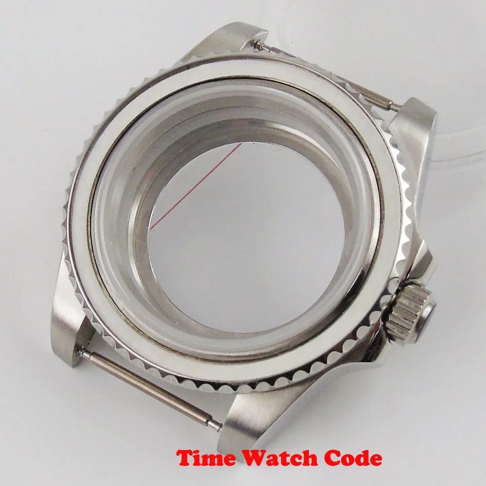 silver 40mm Watch Case Parts Sapphire Glass Fit for NH35 NH36 automatic Movement without bezel insert bliger stainless steel
silver 40mm Watch Case Parts Sapphire Glass Fit for NH35 NH36 automatic Movement without bezel insert bliger stainless steel