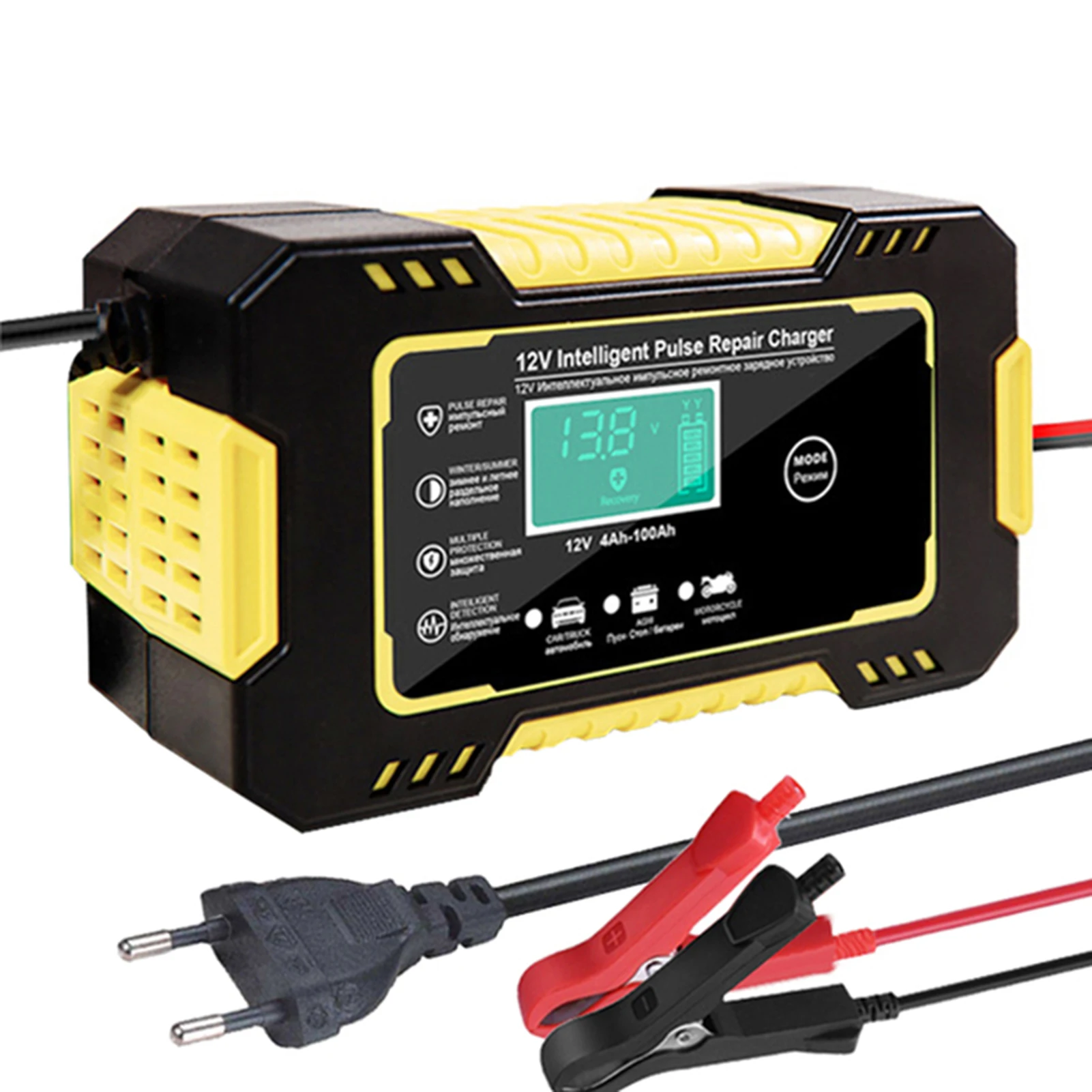 12V-24V Full Automatic Battery Charging Units Digital LCD Display Car Battery Charger Power Puls Repair Chargers Starting Device
12V-24V Full Automatic Battery Charging Units Digital LCD Display Car Battery Charger Power Puls Repair Chargers Starting Device