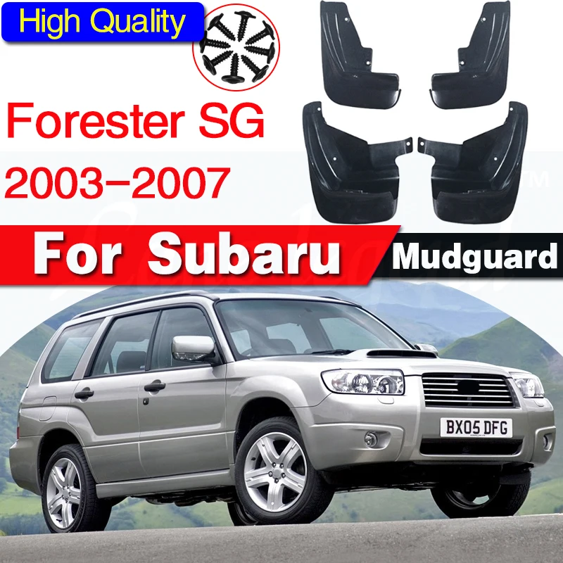 For Subaru Forester SG 2003~2007 Car Mudflap 4x Mudguards Fender Styling Accessories Upgrade Mud Guard Flap Splash Protection
For Subaru Forester SG 2003~2007 Car Mudflap 4x Mudguards Fender Styling Accessories Upgrade Mud Guard Flap Splash Protection
