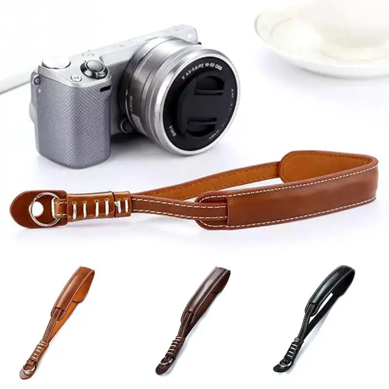 PU Leather Camera Hand Strap with Quick Release Plate Camera Strap for Sony SLR DSLR Cameras Accessories
PU Leather Camera Hand Strap with Quick Release Plate Camera Strap for Sony SLR DSLR Cameras Accessories