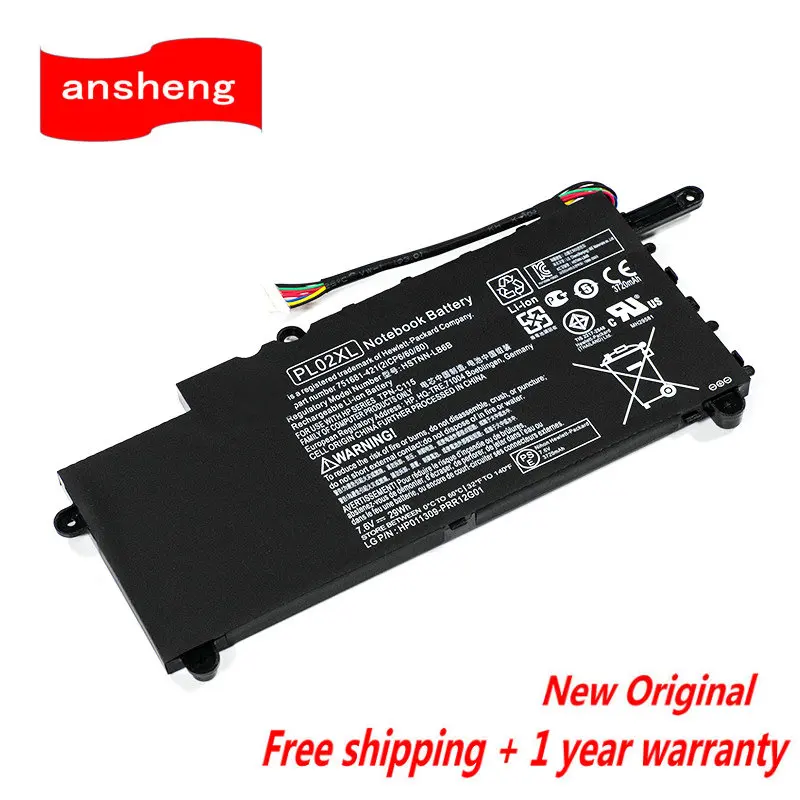 NEW PL02XL Laptop Battery For HP Pavilion 11 X360 11-n010dx 11-n000snx 11-N014TU 11-N030TU 751681-421 HSTNN-LB6B HST
NEW PL02XL Laptop Battery For HP Pavilion 11 X360 11-n010dx 11-n000snx 11-N014TU 11-N030TU 751681-421 HSTNN-LB6B HST