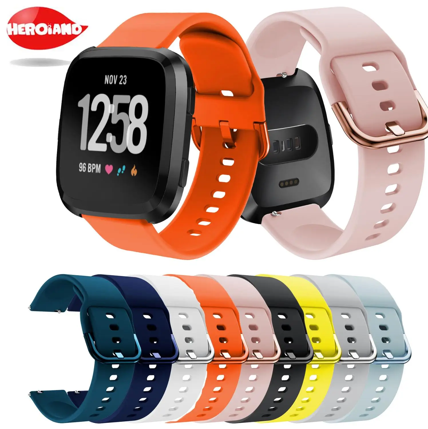 22 мм Модный спортивный силиконовый сменный ремешок для fitbit Versa Смарт-часы Классический Браслет для fitbit Versa 2 полосы аксессуары
22 мм Модный спортивный силиконовый сменный ремешок для fitbit Versa Смарт-часы Классический Браслет для fitbit Versa 2 полосы аксессуары