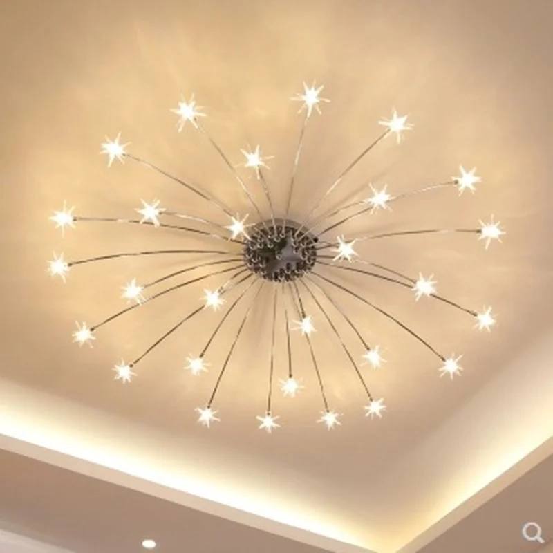 Modern Star Ceiling light For Living Room Bedroom Restaurant G4 bulb Home Lighting Fixtures
Modern Star Ceiling light For Living Room Bedroom Restaurant G4 bulb Home Lighting Fixtures