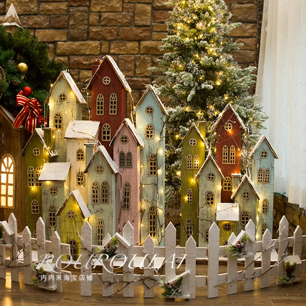 Retro Wooden House with Lights Holiday Scene Decoration Solid Wood Cottage House (Recommended for Christmas and Halloween)
Retro Wooden House with Lights Holiday Scene Decoration Solid Wood Cottage House (Recommended for Christmas and Halloween)