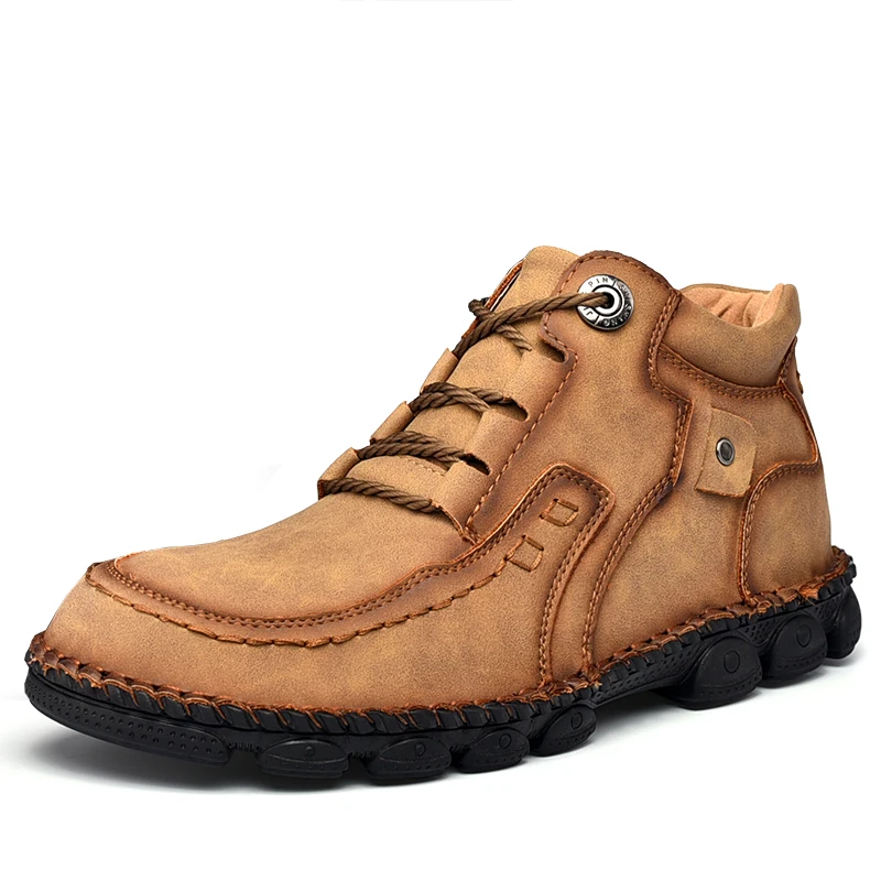 Nice Men Leather Boots Men's Autumn Boots Winter Shoes High Quality Split Leather Comfortable Ankle Men Warm Boots 38-48
Nice Men Leather Boots Men's Autumn Boots Winter Shoes High Quality Split Leather Comfortable Ankle Men Warm Boots 38-48
