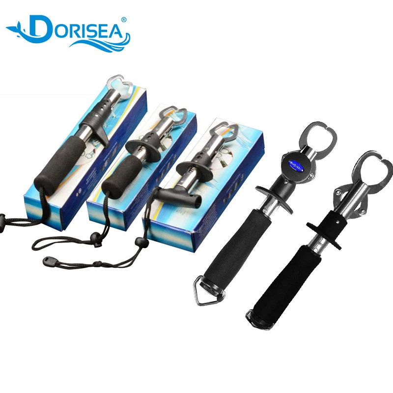 DORISEA Stainless Steel Fish Grip EVA Handle Fish Lip Fishing Controller Tool Tackle With Ruler and Scale
DORISEA Stainless Steel Fish Grip EVA Handle Fish Lip Fishing Controller Tool Tackle With Ruler and Scale