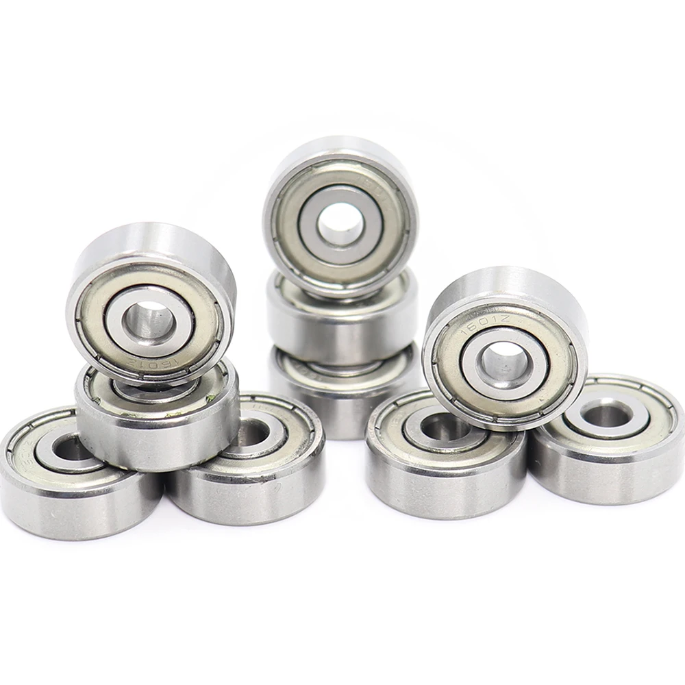 1601ZZ Bearing 4.762*17.462*6.35mm ABEC-1 (10PCS) Inch 1601 ZZ Z Ball Bearings 1601-2Z Bearing
1601ZZ Bearing 4.762*17.462*6.35mm ABEC-1 (10PCS) Inch 1601 ZZ Z Ball Bearings 1601-2Z Bearing