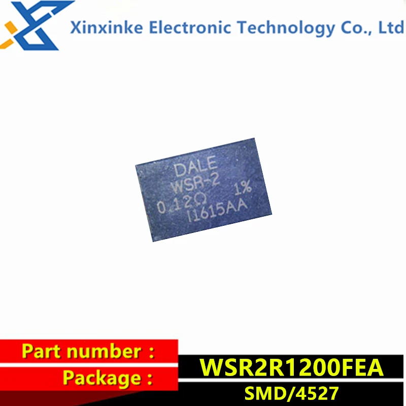 WSR2R1200FEA DALE WSR-2 2W 0.12R 1% 4527 120mR чувствительный резистор-SMD 2 Вт 0,12 Ом Новый оригинальный подлинный
WSR2R1200FEA DALE WSR-2 2W 0.12R 1% 4527 120mR чувствительный резистор-SMD 2 Вт 0,12 Ом Новый оригинальный подлинный