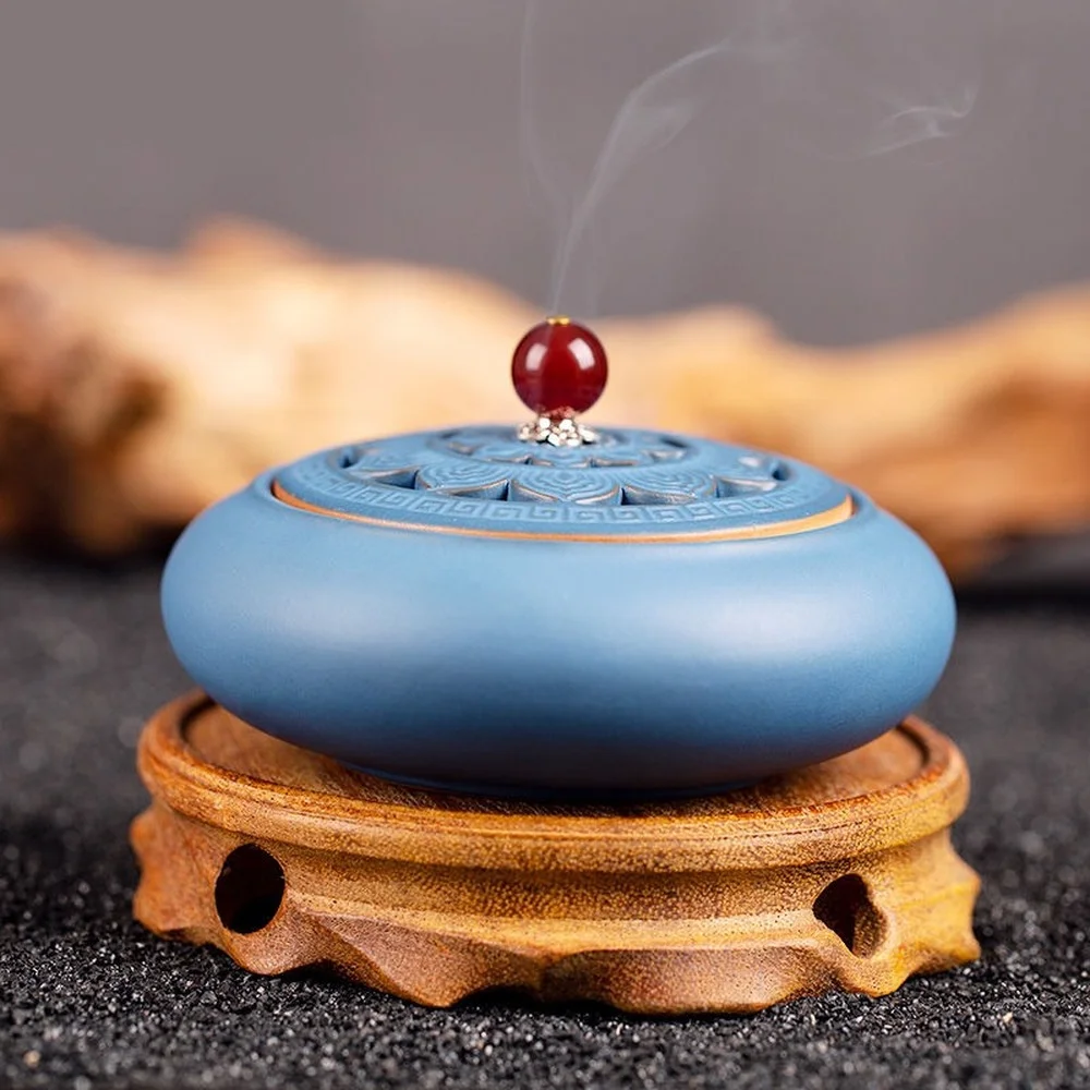 Retro Ceramic Incense Burners, Tibetan Lotus, Buddhist Holder, Tea Brazier, Sandalwood, Metal Craft, Home Decor Ornaments
Retro Ceramic Incense Burners, Tibetan Lotus, Buddhist Holder, Tea Brazier, Sandalwood, Metal Craft, Home Decor Ornaments