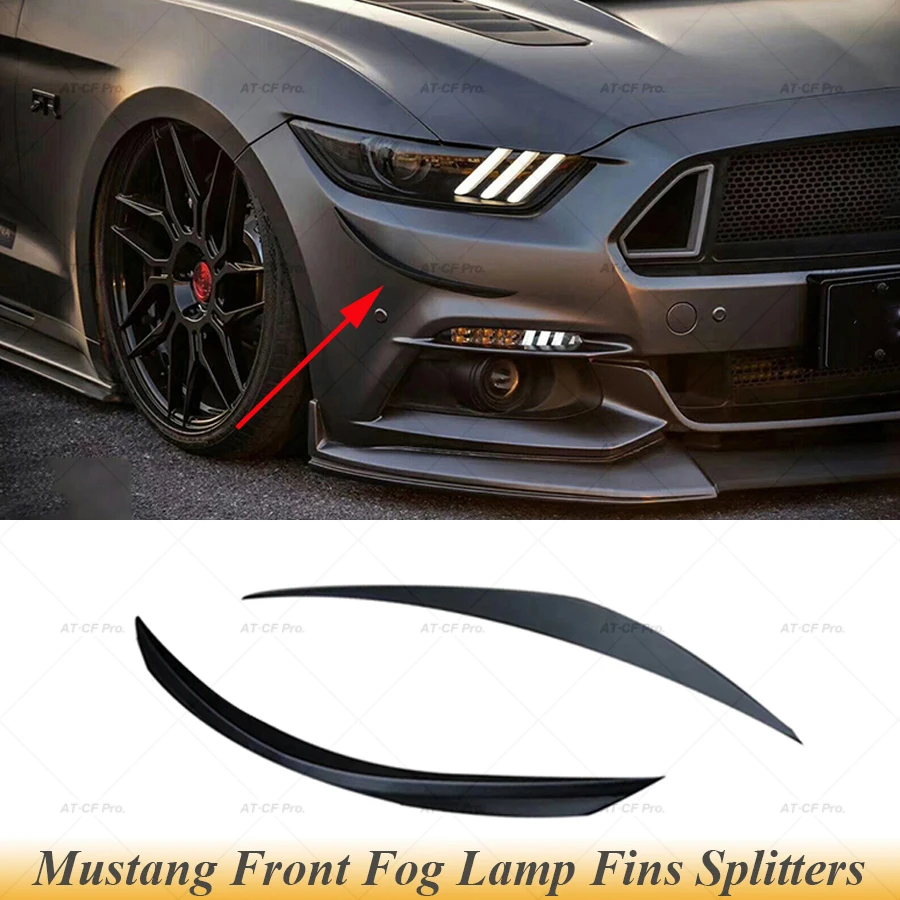 ABS Front Fog Lamp Fins Splitters Trim Canards Fins Cover MP Style Bumper Upper For Ford Mustang Coupe 2 Door 2015 - 2020 Car
ABS Front Fog Lamp Fins Splitters Trim Canards Fins Cover MP Style Bumper Upper For Ford Mustang Coupe 2 Door 2015 - 2020 Car