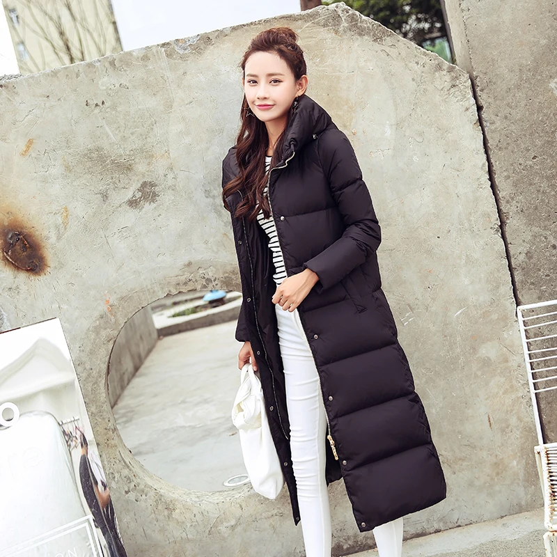 Women Winter Coats Female 90% White Duck Down Jacket Thick Slim X-Long Down Parka Hooded Warm Clothes 2020 Hiver 80002
Women Winter Coats Female 90% White Duck Down Jacket Thick Slim X-Long Down Parka Hooded Warm Clothes 2020 Hiver 80002