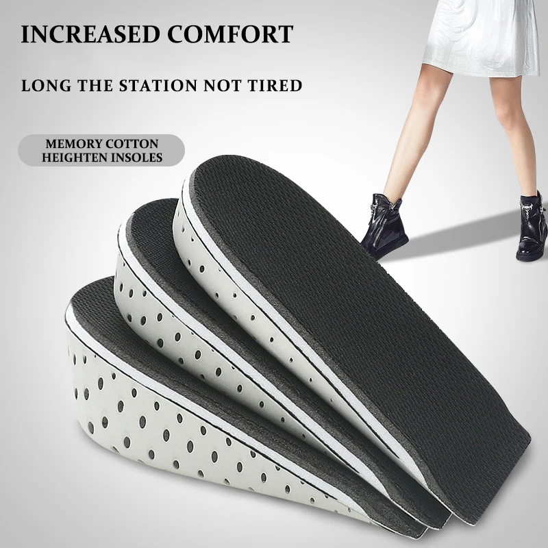 Insole Memory Foam Invisible Heighten Breathable Insole for Men and Women Buffer Heighten Half Insoles CN35-44
Insole Memory Foam Invisible Heighten Breathable Insole for Men and Women Buffer Heighten Half Insoles CN35-44