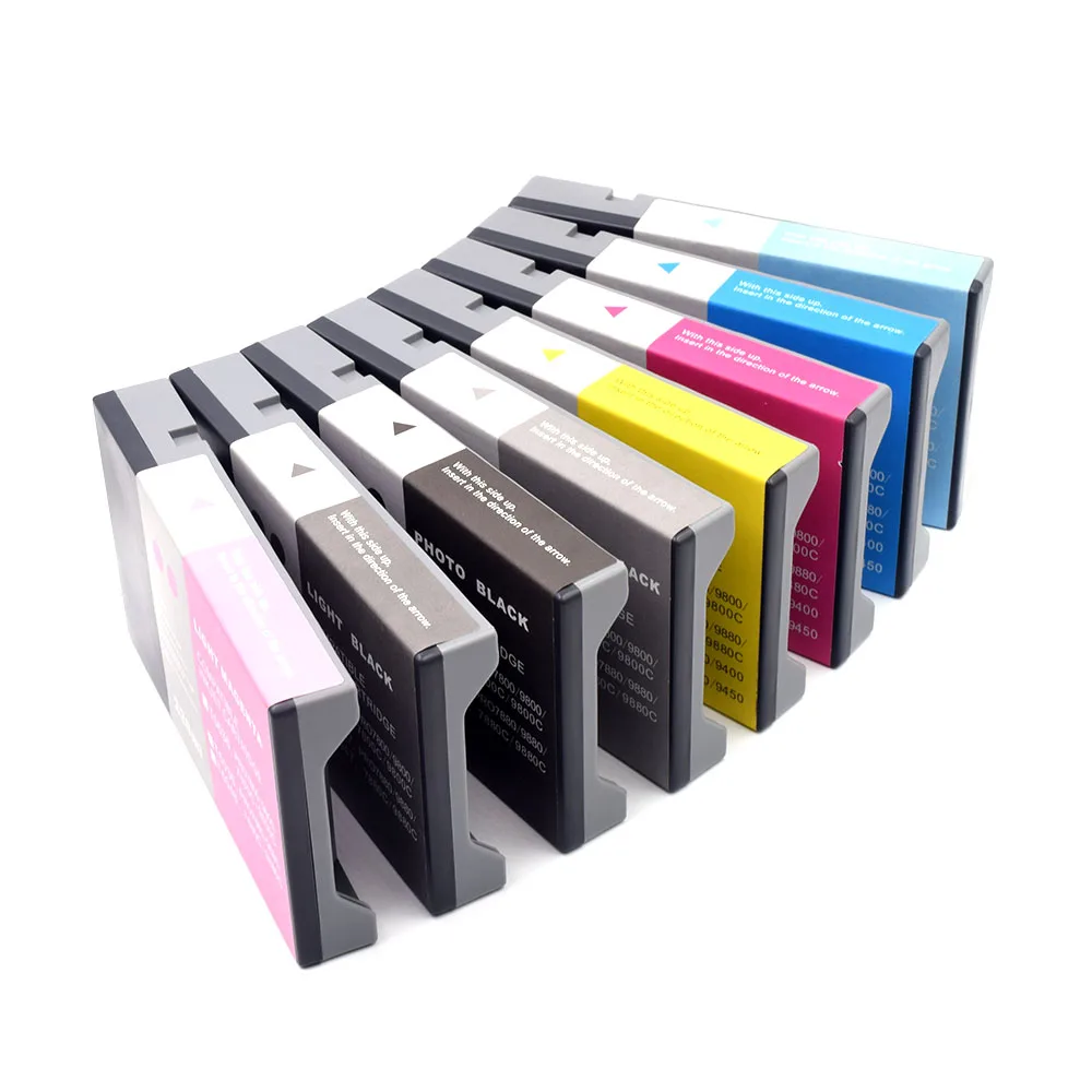 8Color 220ml Full Compatible Ink Cartridge with Sublimation Ink for Epson Stylus Pro 4800 4880 Printer
8Color 220ml Full Compatible Ink Cartridge with Sublimation Ink for Epson Stylus Pro 4800 4880 Printer