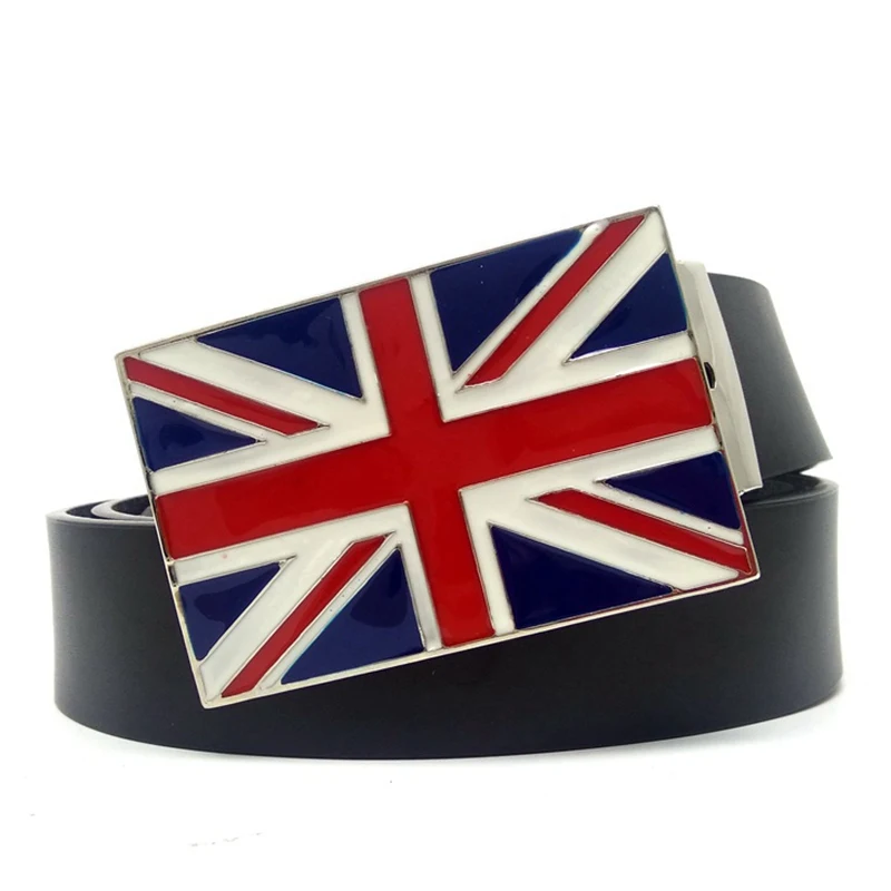 Black Men Belts for Casual Jeans with The Union Jack National Flag Big Metal Buckle Western Cowboy Fashion Accessories Male Gift
Black Men Belts for Casual Jeans with The Union Jack National Flag Big Metal Buckle Western Cowboy Fashion Accessories Male Gift