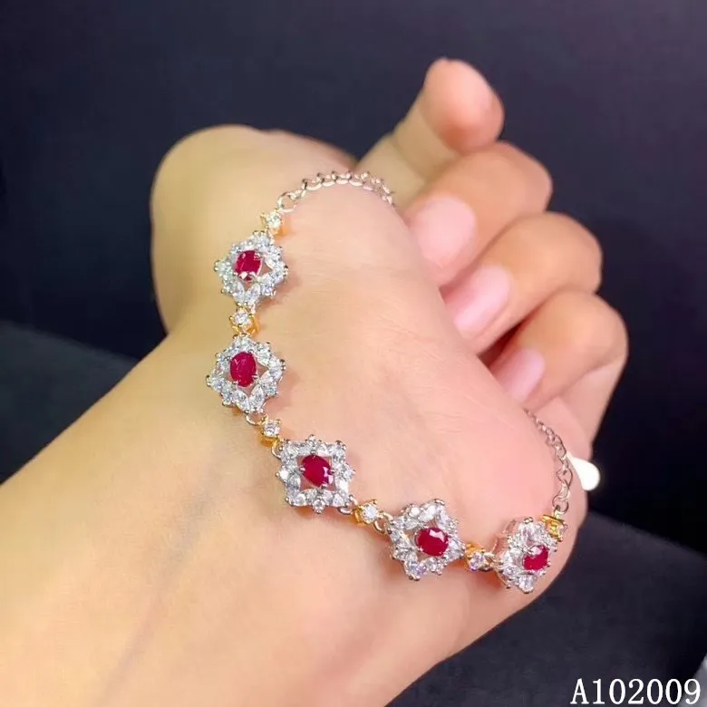 KJJEAXCMY fine jewelry 925 sterling silver inlaid natural ruby bracelet luxury girl hand bracelet support test
KJJEAXCMY fine jewelry 925 sterling silver inlaid natural ruby bracelet luxury girl hand bracelet support test