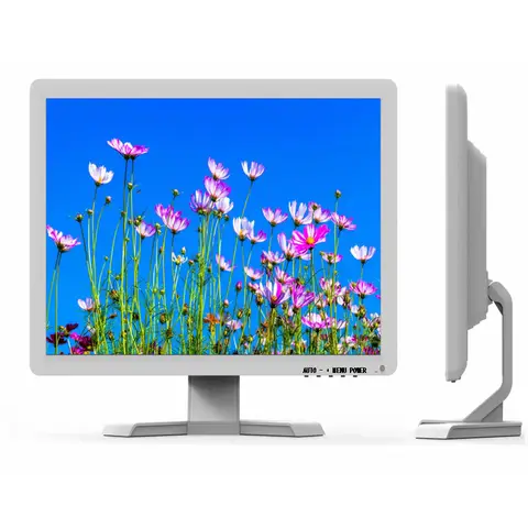 15-Inch Wit Beveiliging Lcd Monitor, Hdmi Vga, Bnc Computer, Pos, Industriële Hd