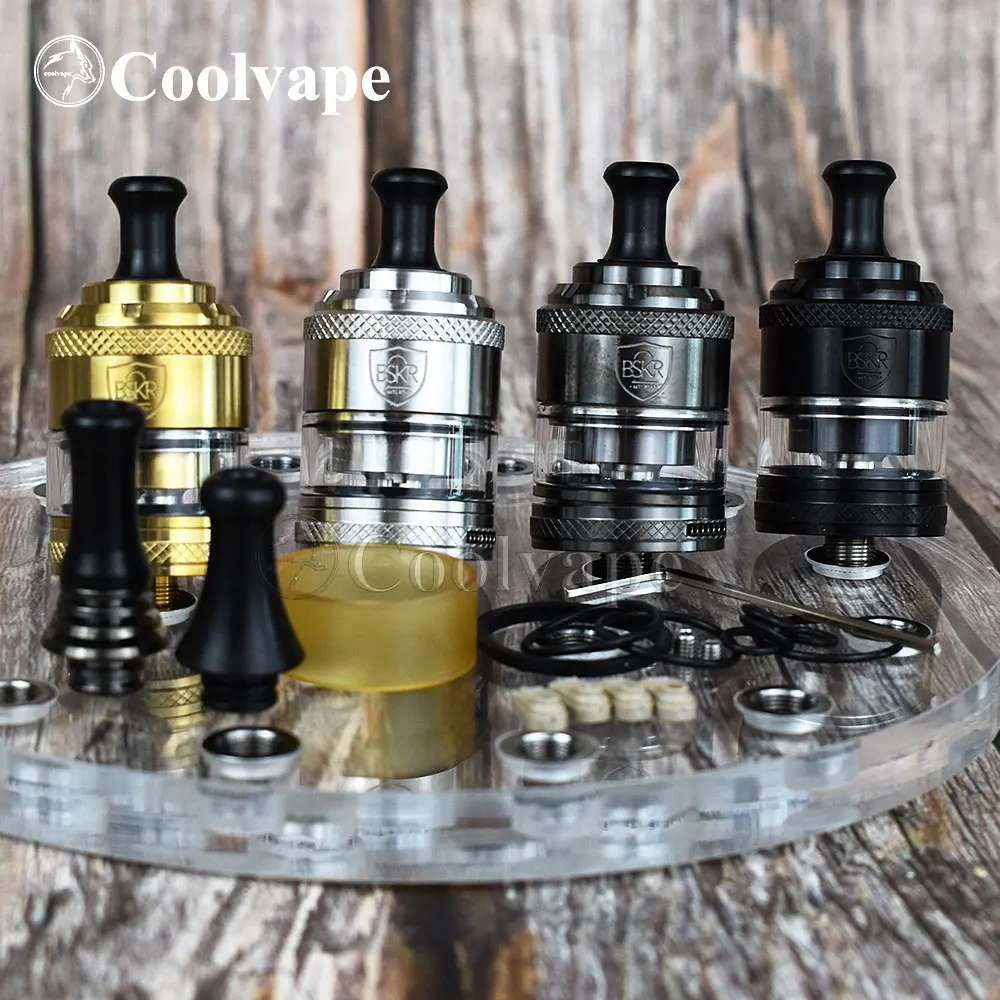 coolvape Berserker V2 MTL RTA Electronic cigarette atomizer 24mm 3ml single coil RTA Tank bottom airflow e cigarette vs taifun 4
coolvape Berserker V2 MTL RTA Electronic cigarette atomizer 24mm 3ml single coil RTA Tank bottom airflow e cigarette vs taifun 4