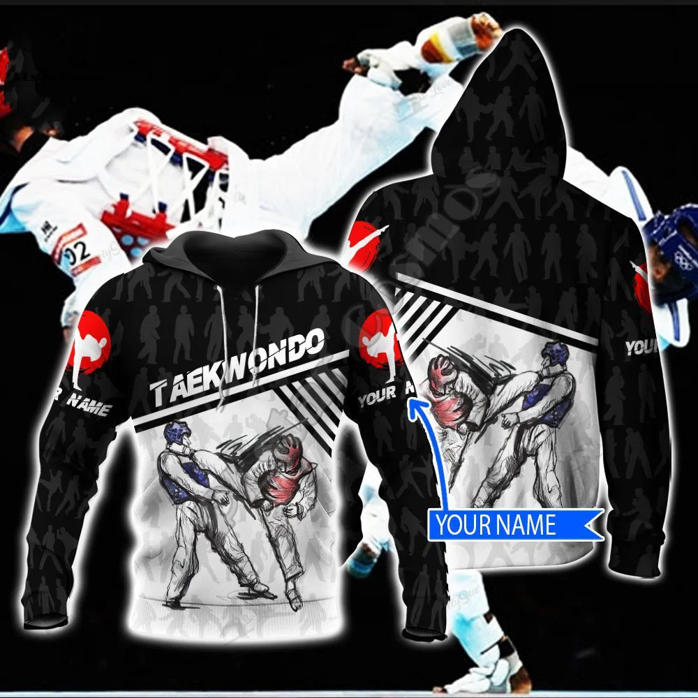 NewFashion Custom Name Cosplay Martial Arts Sports Taekwondo Sportswear Tracksuit 3DPrint Men/Women Pullover Harajuku Hoodies B3
NewFashion Custom Name Cosplay Martial Arts Sports Taekwondo Sportswear Tracksuit 3DPrint Men/Women Pullover Harajuku Hoodies B3