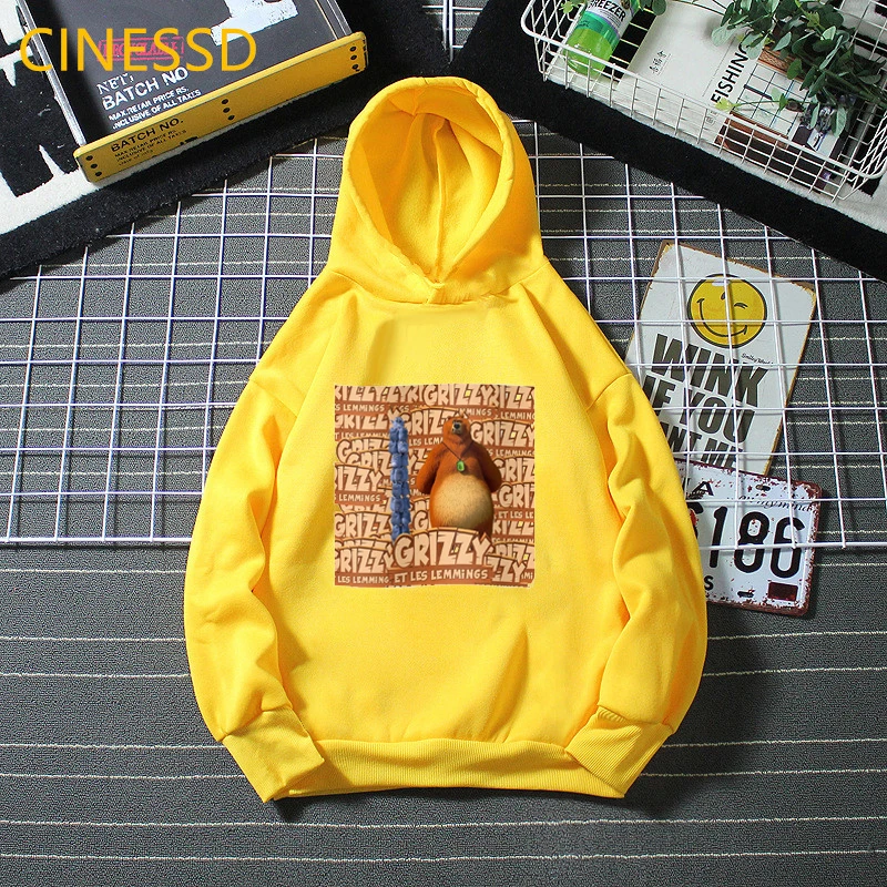 Cartoon Grizzly And The Lemmings Kids Hoodies Funny Boys Clothes Winter Unisex Girls Top Sweatshirts Kids Plus Velvet Fleece
Cartoon Grizzly And The Lemmings Kids Hoodies Funny Boys Clothes Winter Unisex Girls Top Sweatshirts Kids Plus Velvet Fleece