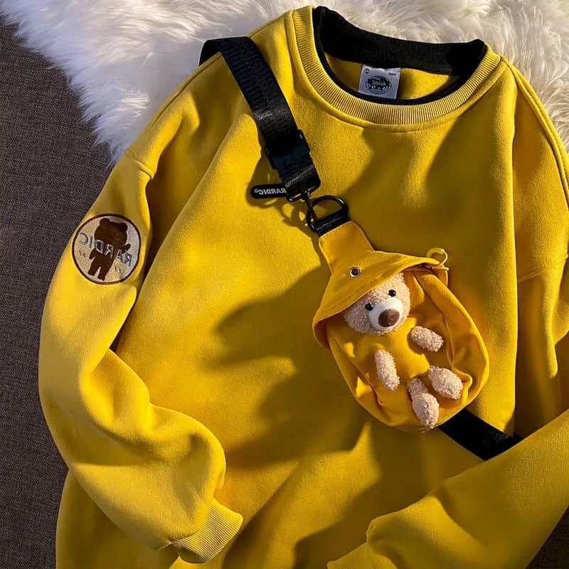Men women's sweatshirts with bag fake two pieces casual all-match hoodie ulzzang loose Korean ins plus velvet autumn top
Men women's sweatshirts with bag fake two pieces casual all-match hoodie ulzzang loose Korean ins plus velvet autumn top
