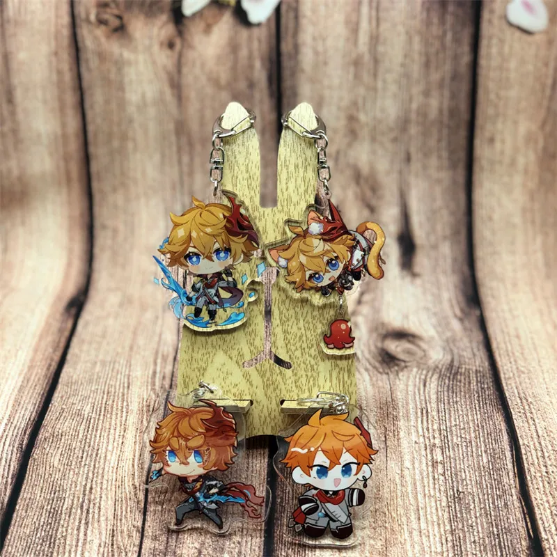 Game Genshin Impact Tartaglia Keychain Badge Accessories Anime Cosplay Props Key Chain Kawaii Cartoon Backpack Pendant
Game Genshin Impact Tartaglia Keychain Badge Accessories Anime Cosplay Props Key Chain Kawaii Cartoon Backpack Pendant