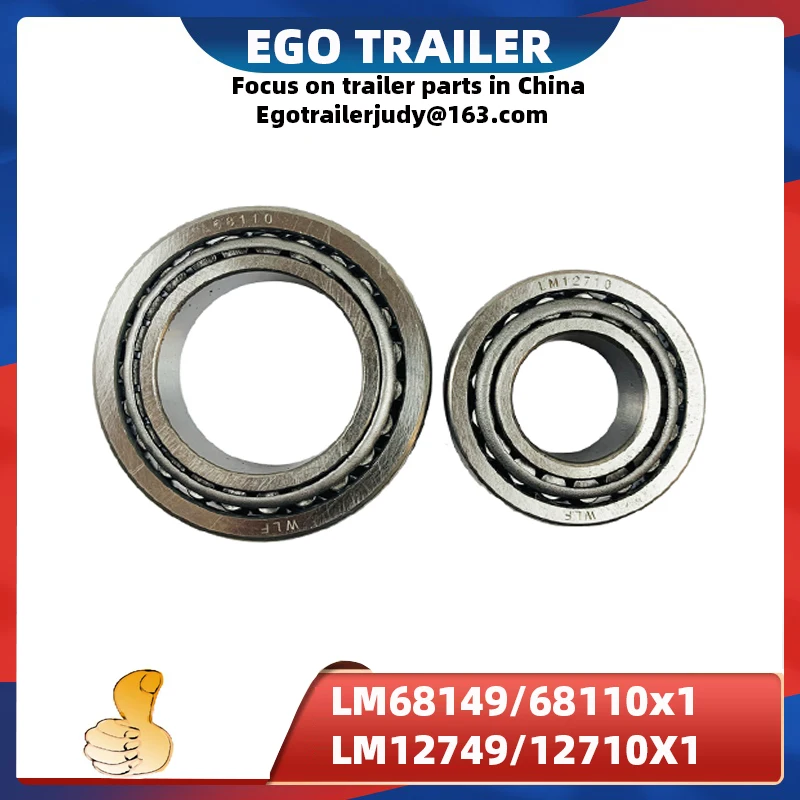 Комплекты подшипников Ego 1SET для прицепа LM68149-LM12749, запасные части для ремонта оси, запасные части для автофургонов, аксессуары для кемпера и караванов
Комплекты подшипников Ego 1SET для прицепа LM68149-LM12749, запасные части для ремонта оси, запасные части для автофургонов, аксессуары для кемпера и караванов