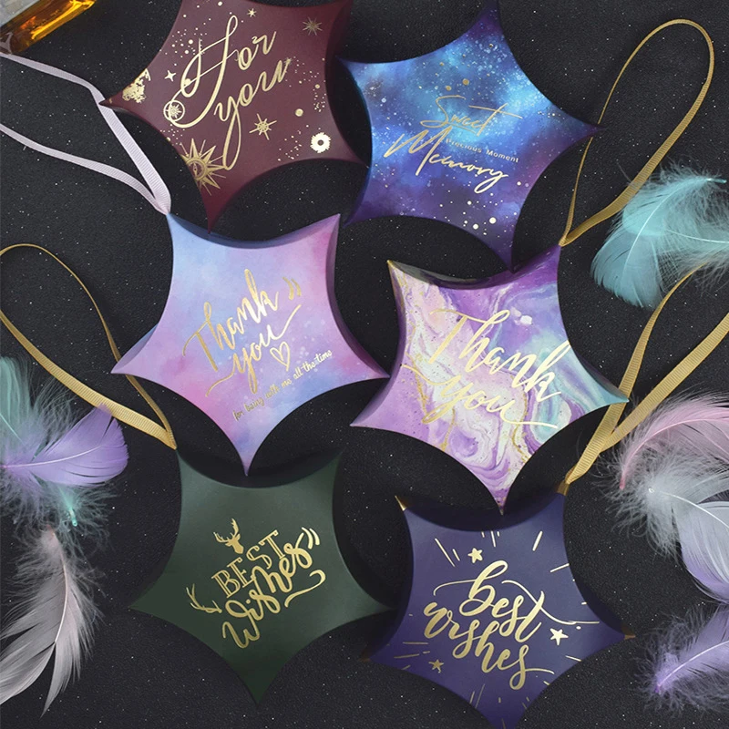 Six Colors Five-pointed Star Gift Boxes Party Favors Candy Box wedding favors and gifts Baby Shower Christmas Party favor box
Six Colors Five-pointed Star Gift Boxes Party Favors Candy Box wedding favors and gifts Baby Shower Christmas Party favor box