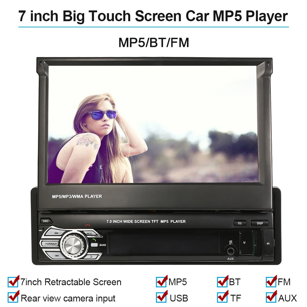 Car Radio 1 Din Android 7 inch Car Multimedia MP5 Player Stereo Intelligent Accessories Retractable Touchscreen For Bmw e39 e90
Car Radio 1 Din Android 7 inch Car Multimedia MP5 Player Stereo Intelligent Accessories Retractable Touchscreen For Bmw e39 e90