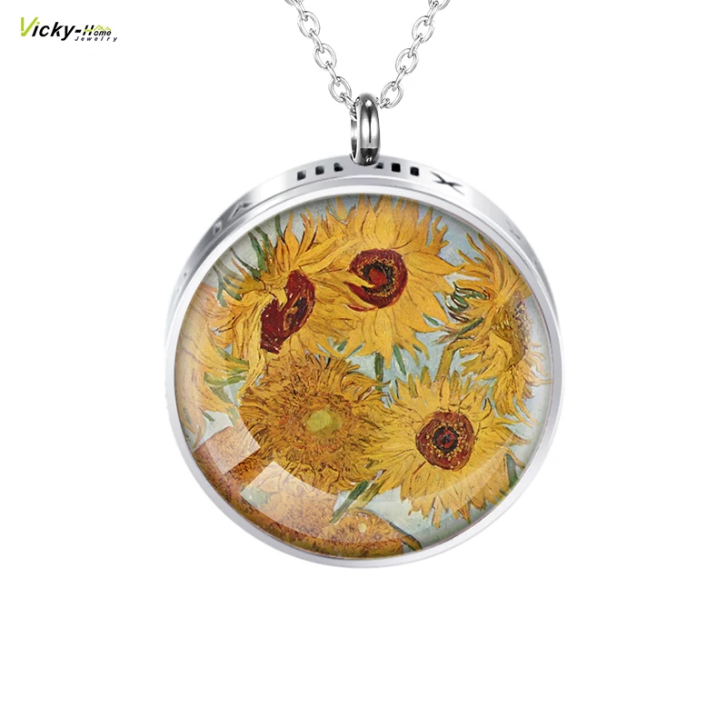 Essential Oil Hollow Enamel Locket Necklace Jewelry Screw Aromatherapy Stainless Steel Diffuser Pendant For Women Man
Essential Oil Hollow Enamel Locket Necklace Jewelry Screw Aromatherapy Stainless Steel Diffuser Pendant For Women Man